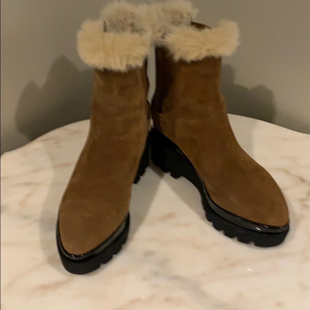 DKNY Suede Booties
